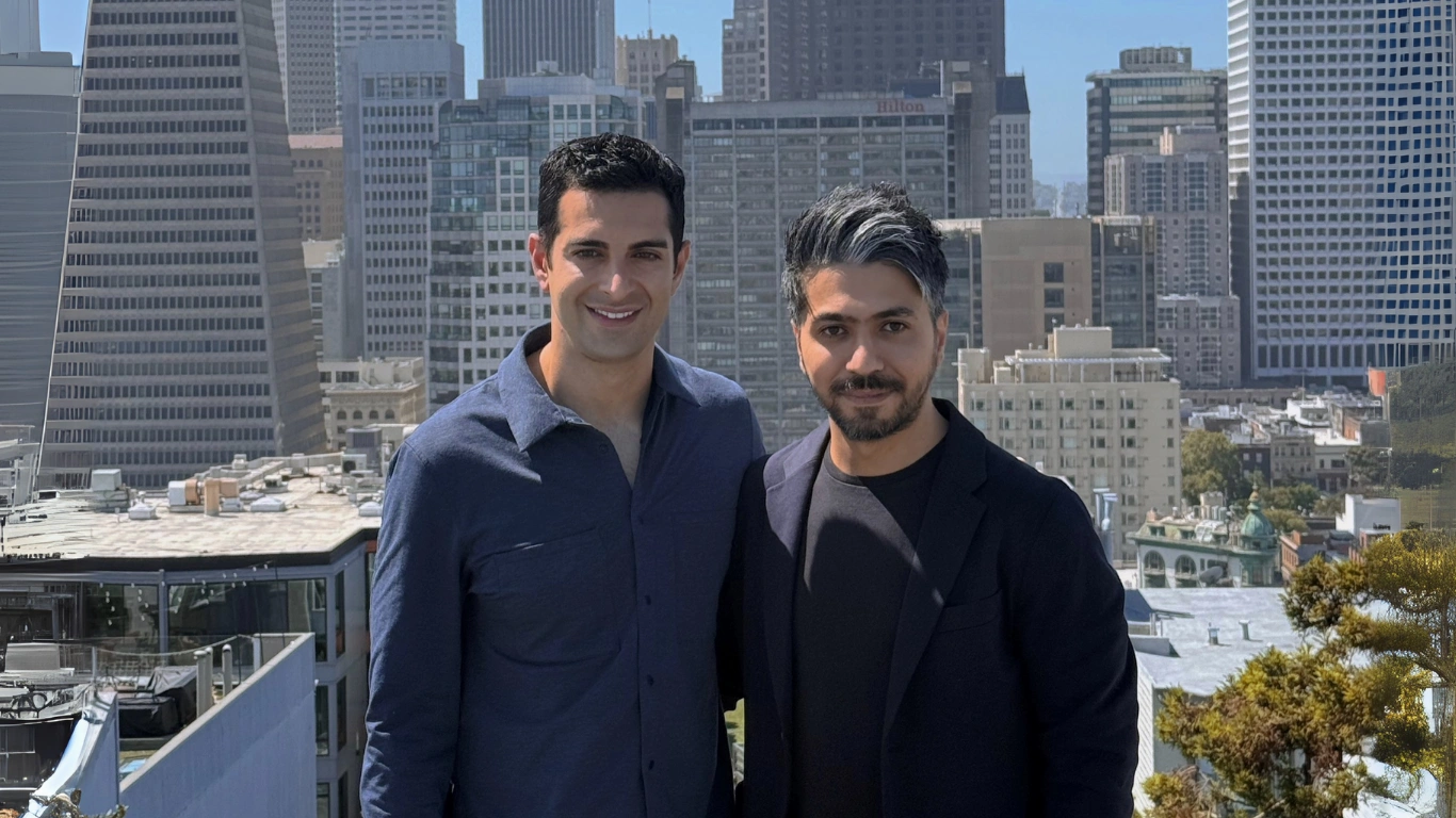 LuminX founders Alex Kaveh Senemar and Reza Javanmardi