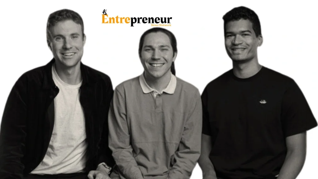 Cofounders Trey Holterman, Tyler Johnson, and Diego Baugh