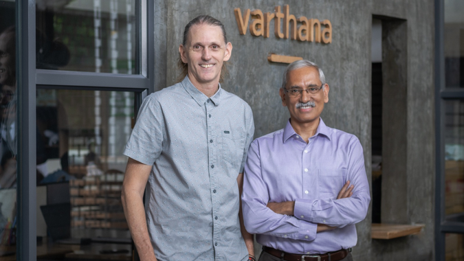 [L-R] Steve Hardgrave & Brajesh Mishra, Co-founders of Varthana