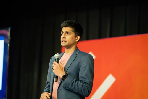 Rahul Gopal - Co-Founder & CEO pitching at Idea Village Demo Day 2025