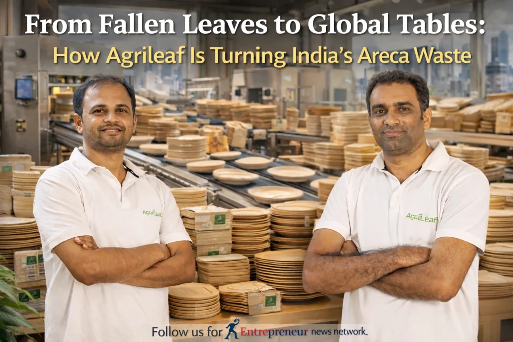 Avinash Rao and Athishay Jain, Co- founders, Agrileaf