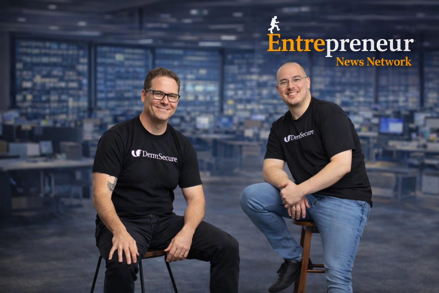 Patrick Collins and Simon Harloff (Photo credit: Hero Shot Photography)