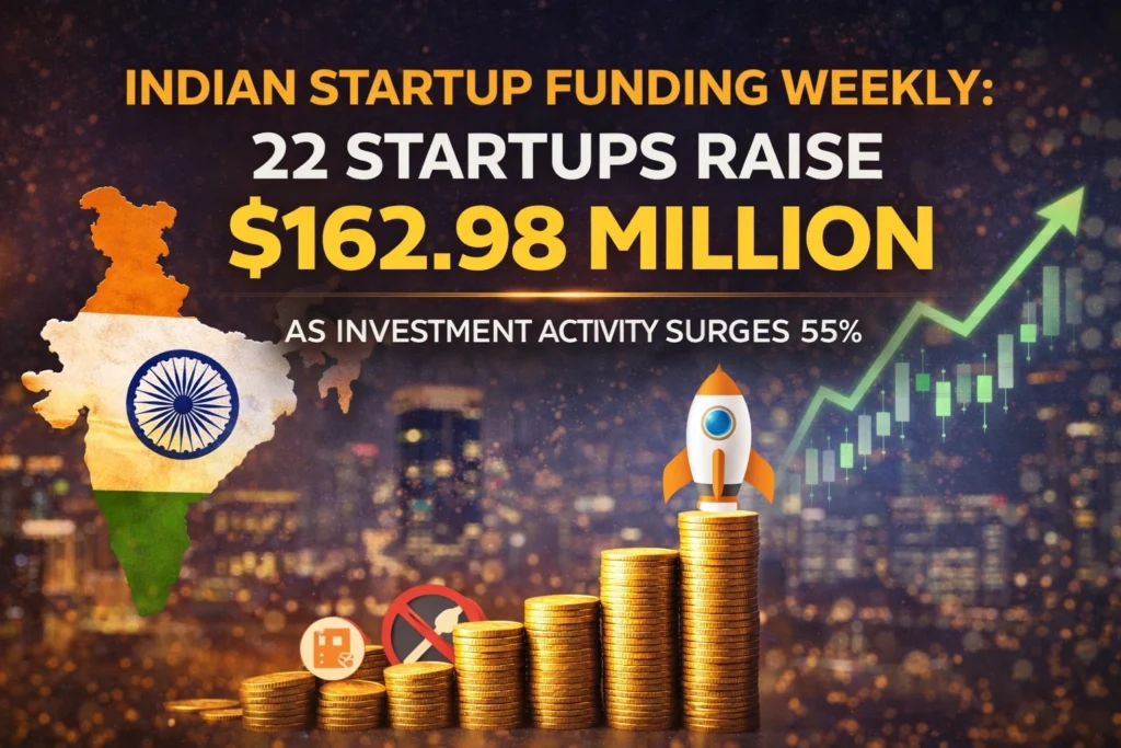 India’s startup ecosystem saw a strong funding rebound this week