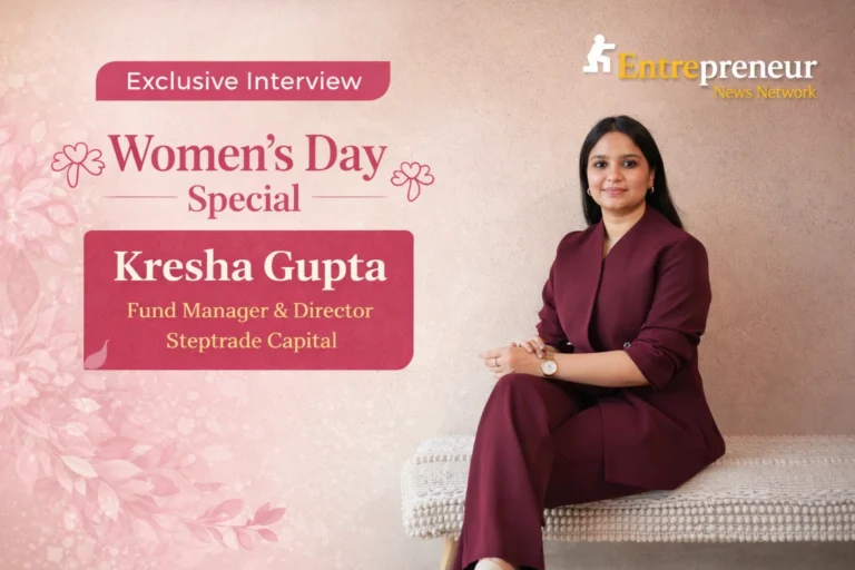 Kresha Gupta, Fund Manager & Director at Steptrade Capital