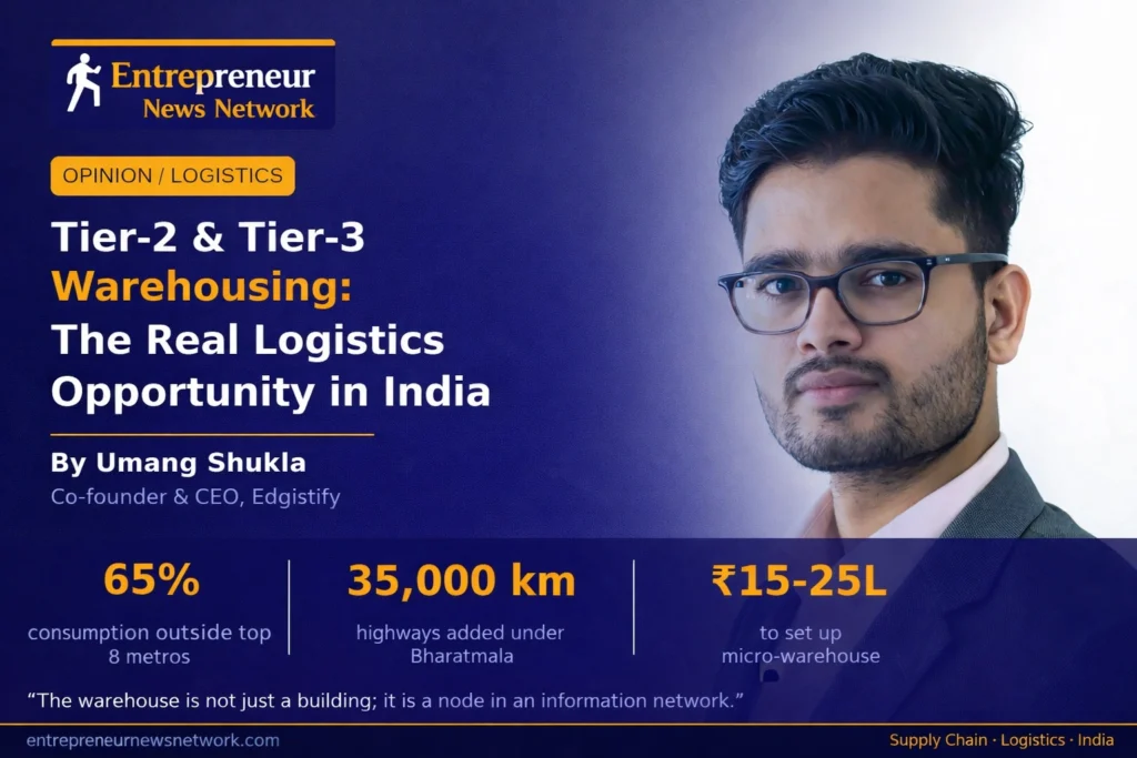 Umang Shukla, Co-founder and CEO of Edgistify