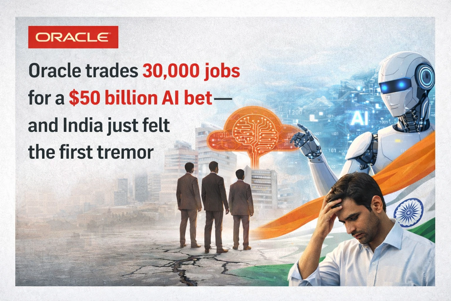Oracle A bet shakes India