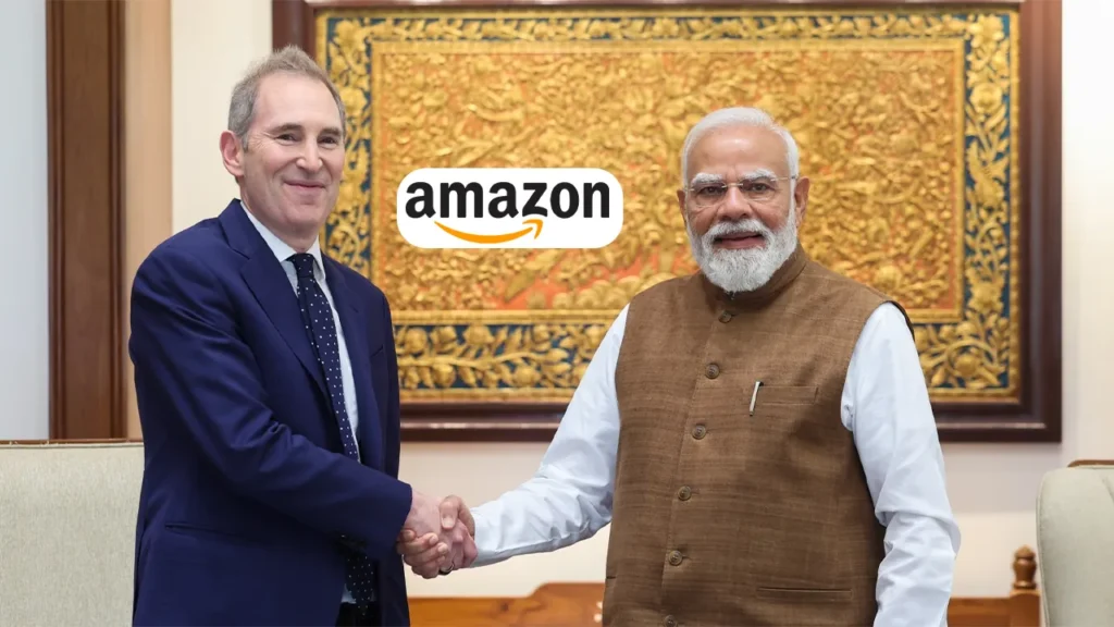AMAZON with PM Modi