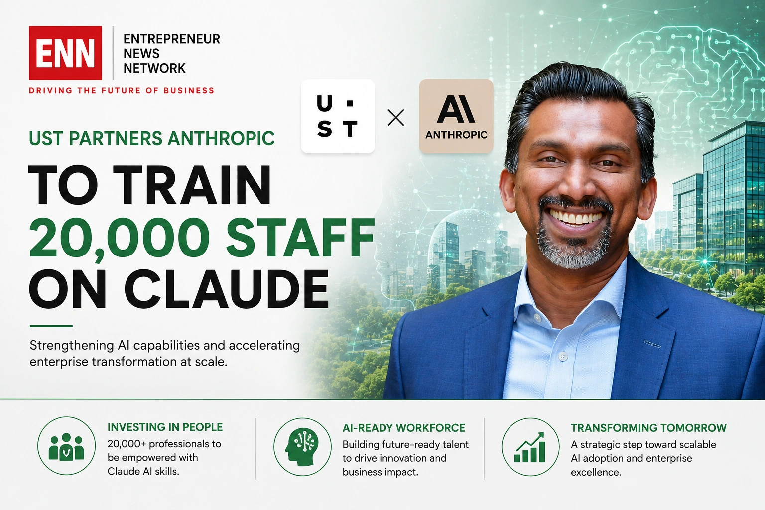Manu Gopinath, President, UST.