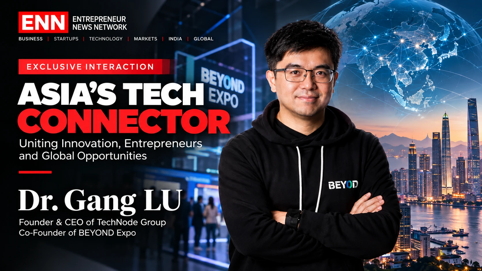 TechNode and BEYOND Expo Co-Founder Dr. Gang Lu